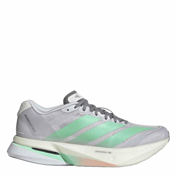 Adidas Women's Grey Adizero Boston 13 Road Running Shoes in Size 5, Sports Direct