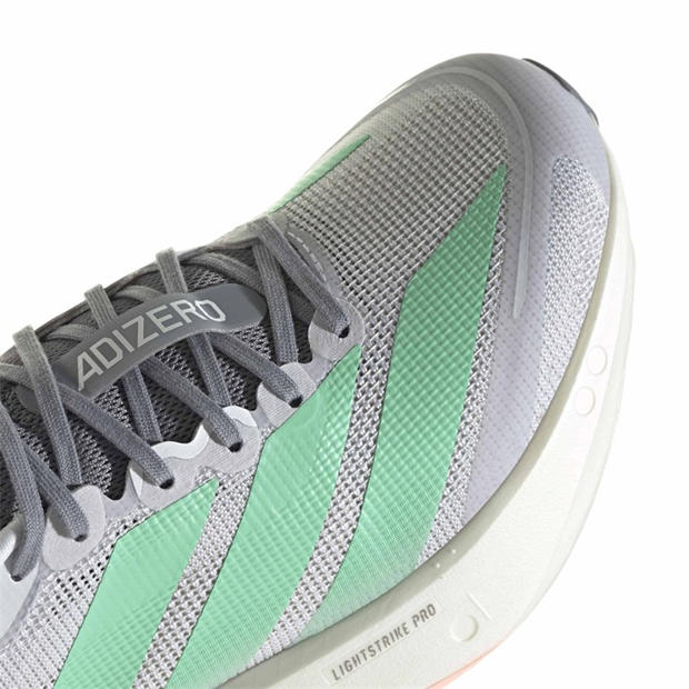 Dash Grey/Mint - adidas - Adizero Boston 13 Road Running Shoes Womens
