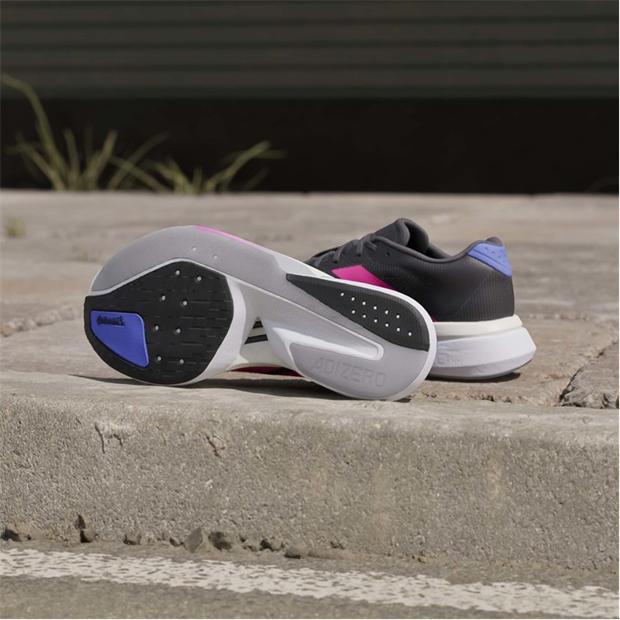 Black/Pink/Blue - adidas - Adizero Boston 13 Road Running Shoes Womens