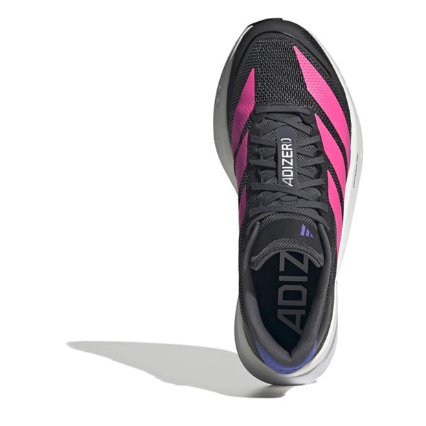 Black/Pink/Blue - adidas - Adizero Boston 13 Road Running Shoes Womens