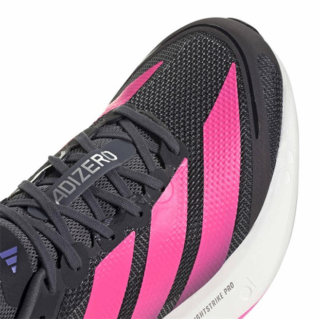 Black/Pink/Blue - adidas - Adizero Boston 13 Road Running Shoes Womens