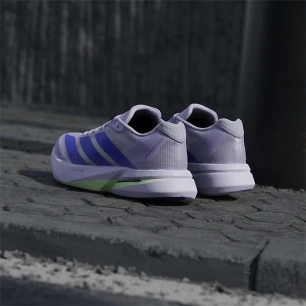 Purpl Tnt/Grn - adidas - Adizero Boston 13 Road Running Shoes Womens