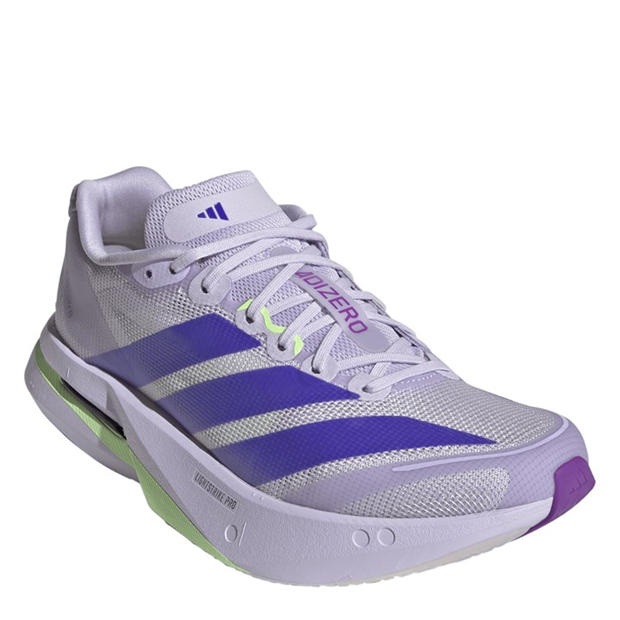 Purpl Tnt/Grn - adidas - Adizero Boston 13 Road Running Shoes Womens