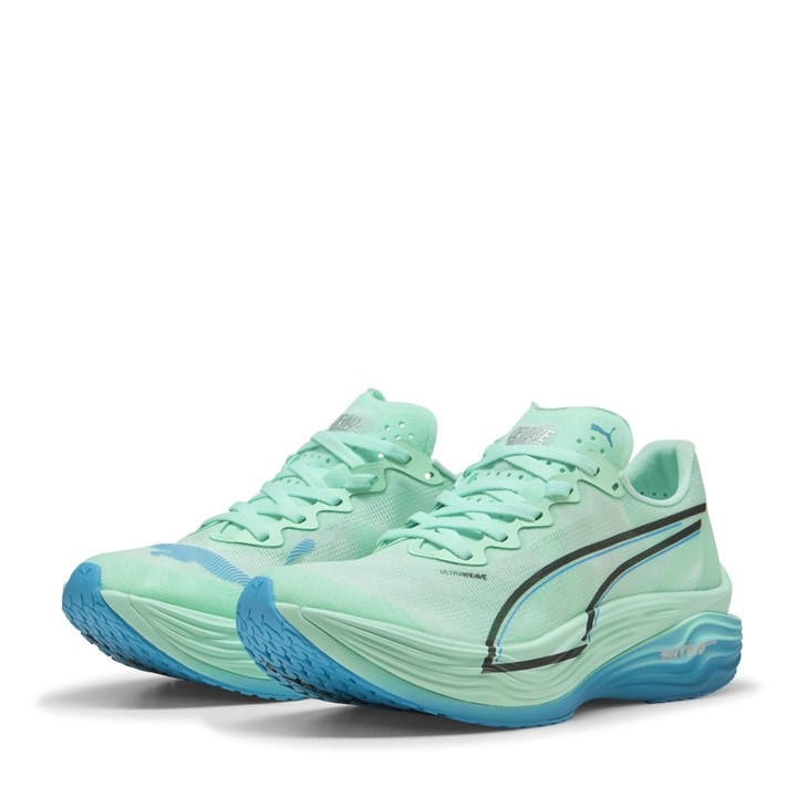 Puma Women's Green Deviate Nitro Elite  Road Running Shoes in Size 3, Sports Direct