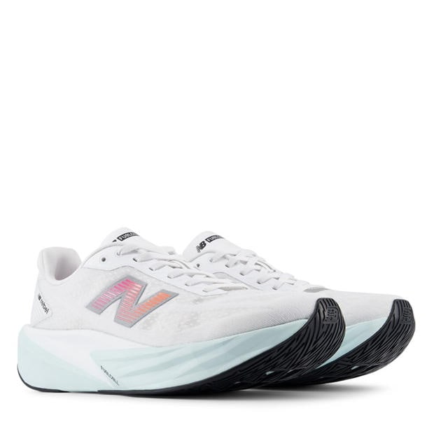 NB103 White/Pnk - New Balance - NB FuelCell Rebel v5 Running Shoes Mens