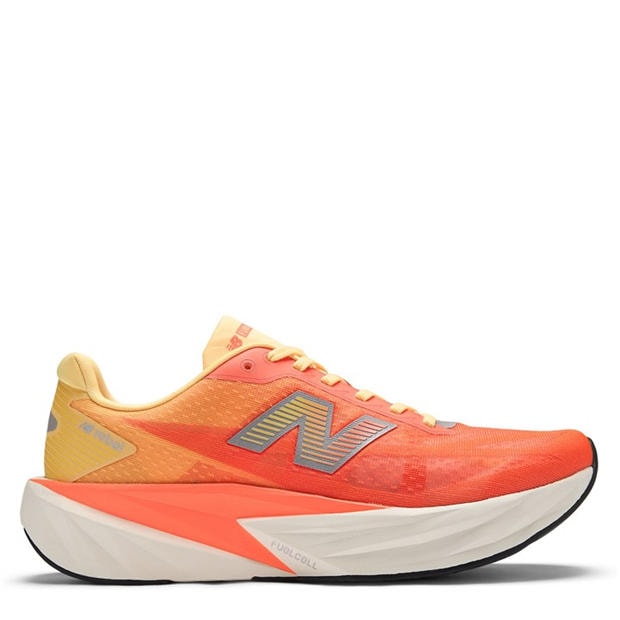 Tangerin Ht/Slv - New Balance - NB FuelCell Rebel v5 Running Shoes Mens