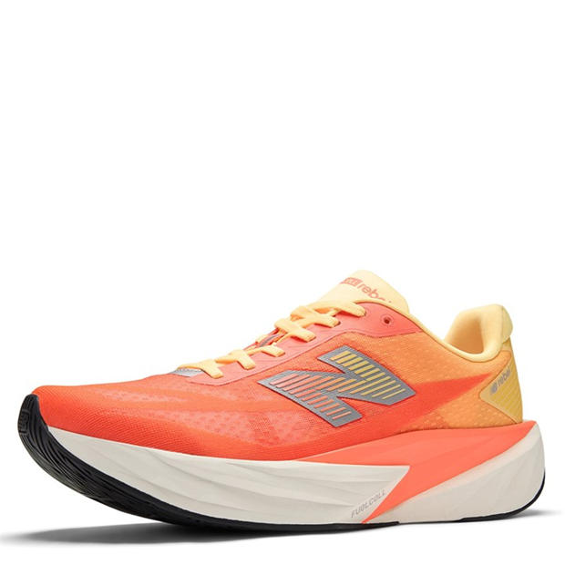 Tangerin Ht/Slv - New Balance - NB FuelCell Rebel v5 Running Shoes Mens