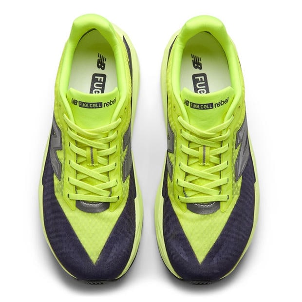 Green/Navy - New Balance - NB FuelCell Rebel v5 Running Shoes Mens