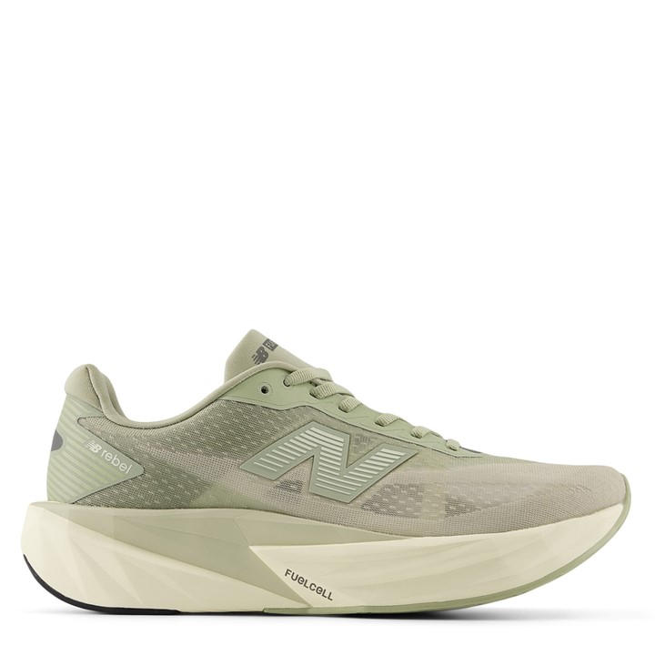 New Balance Men's Green Nb Fuelcell Rebel V5 Running Shoes in Size 9.5, Sports Direct