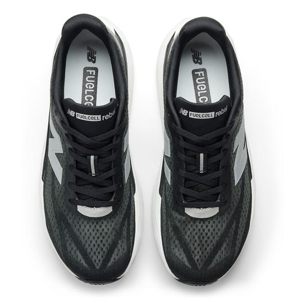 Black/White - New Balance - NB FuelCell Rebel v5 Running Shoes Mens