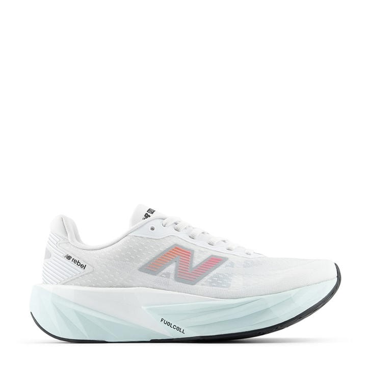 New Balance Women's White Nb Fuelcell Rebel V5 Running Shoes in Size 7, Sports Direct