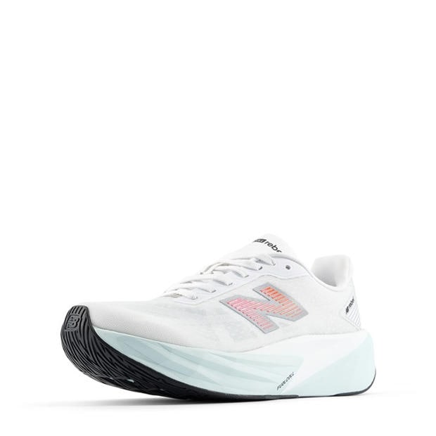 NB103 White/Pnk - New Balance - NB FuelCell Rebel v5 Running Shoes Womens