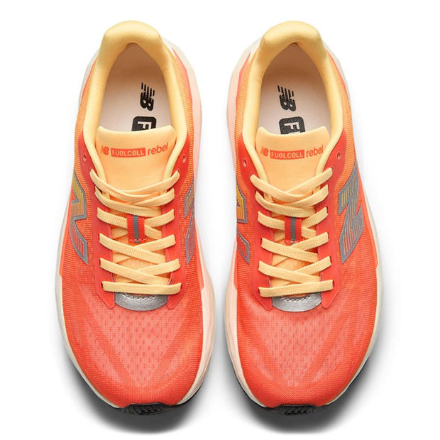 Tangerin Ht/Slv - New Balance - NB FuelCell Rebel v5 Running Shoes Womens
