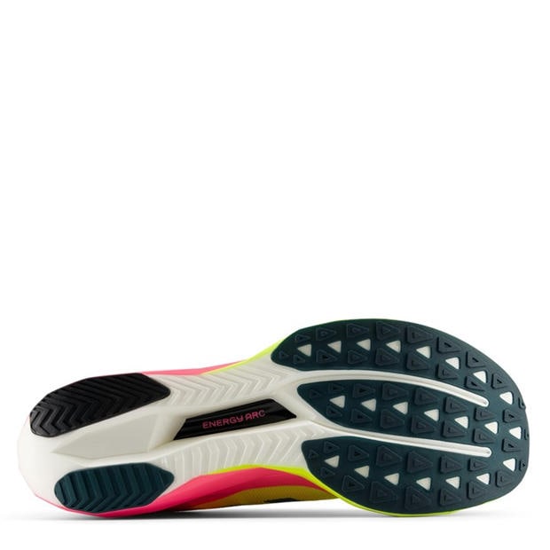 Pink Heat/Green - New Balance - NB FuelCell SuperComp Elite v5 Running Shoes Womens