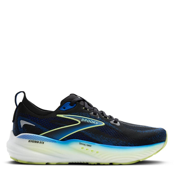 Brooks Men's Black Glycerin 22 Everyday Stable Road Running Shoes in Size 7, Sports Direct