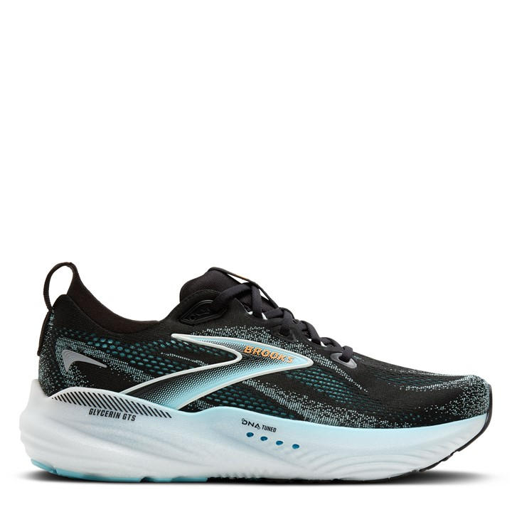 Brooks Men's Black Glycerin 22 Everyday Stable Road Running Shoes in Size 9, Sports Direct