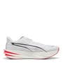 White/Red/Sil - Puma - Deviate Pure Nitro Mens Running Shoes