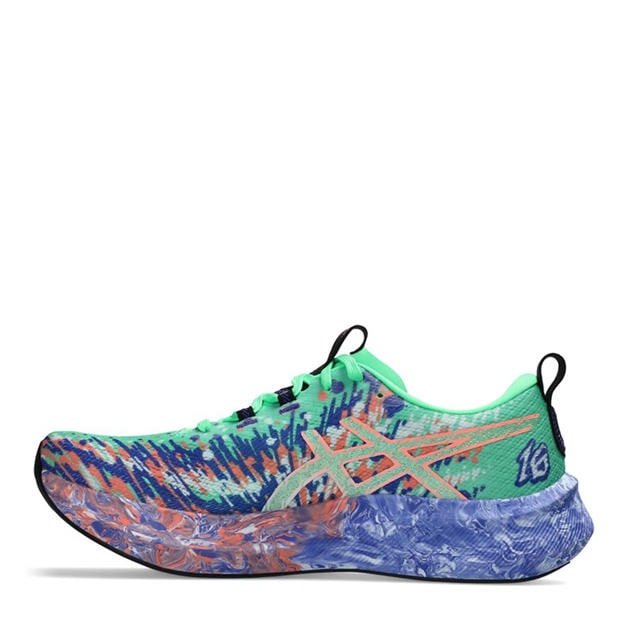 Green/Cobalt - Asics - Noosa Tri 16 Road Running Shoes Mens