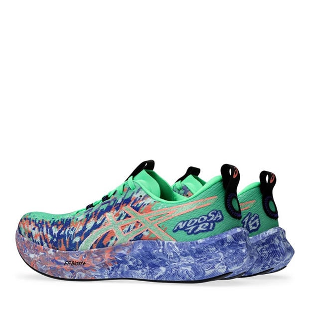 Green/Cobalt - Asics - Noosa Tri 16 Road Running Shoes Mens