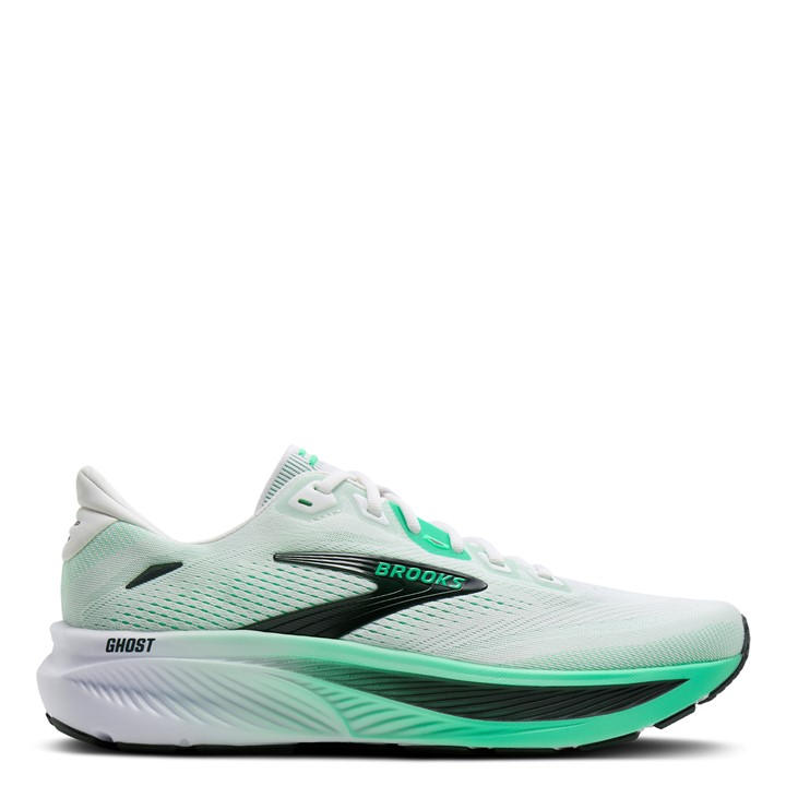 Brooks Men's White Ghost 18 Running Shoes in Size 7, Sports Direct