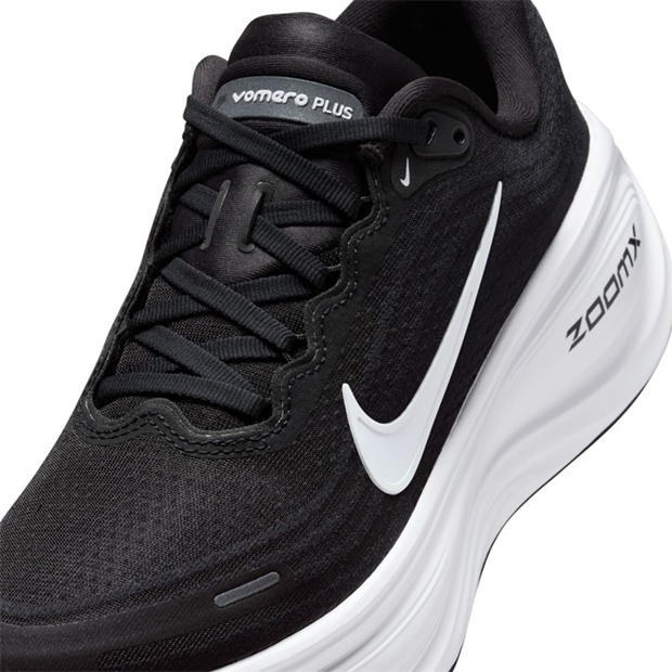 Black/White - Nike - Vomero Plus Running Shoes Womens