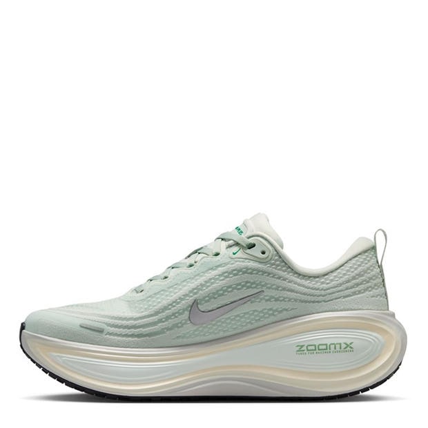 Silver/Green - Nike - Vomero Plus Running Shoes Womens