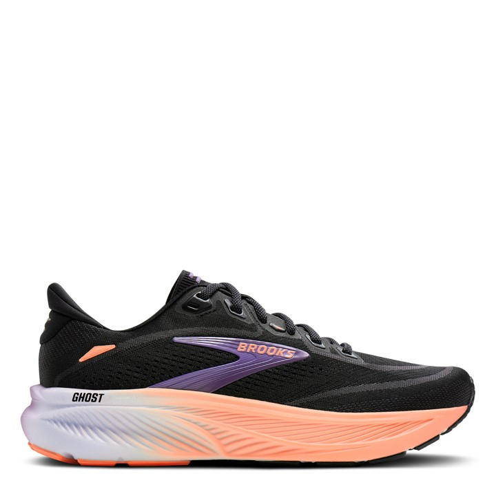 Brooks Women's Black Ghost 18 Everyday Running Shoes in Size 7, Sports Direct