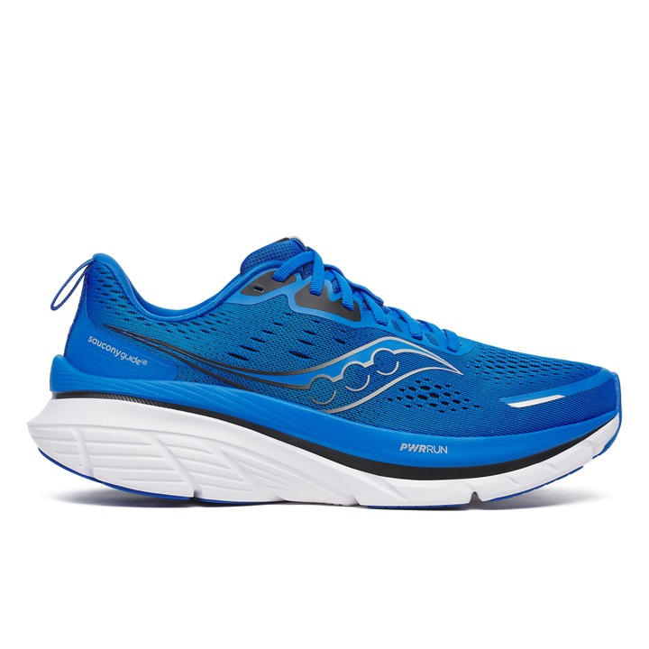 Saucony Men's Blue Guide 18 Running Shoes in Size 7, Sports Direct