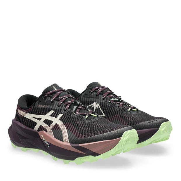 Black/Aubergine - Asics - Women's Trabuco 14 Trail Running Shoes