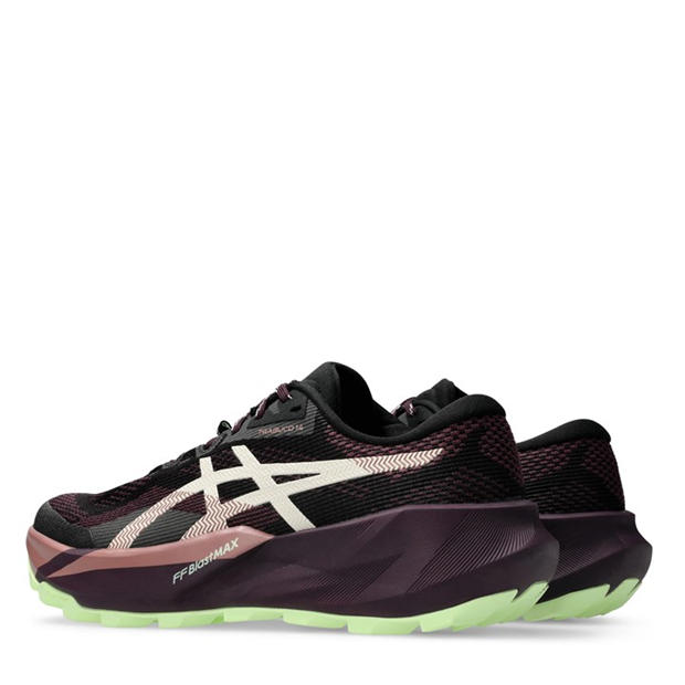 Black/Aubergine - Asics - Women's Trabuco 14 Trail Running Shoes