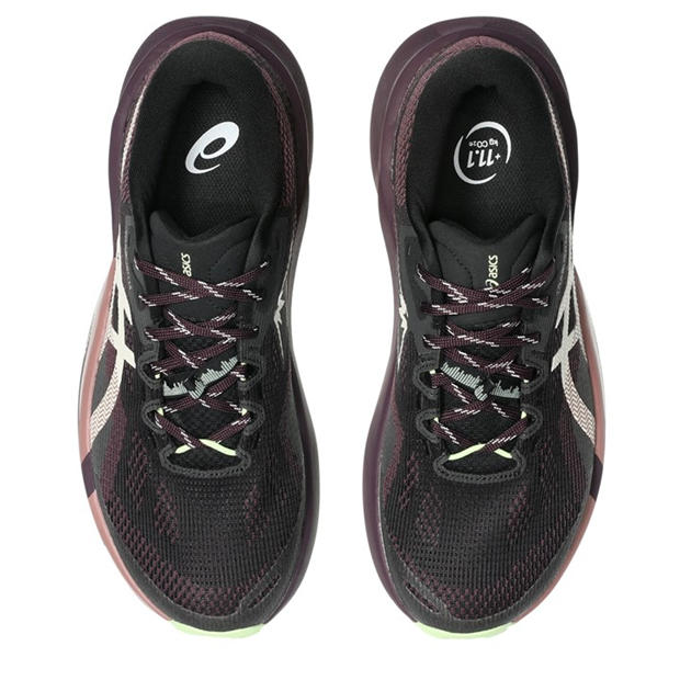 Black/Aubergine - Asics - Women's Trabuco 14 Trail Running Shoes