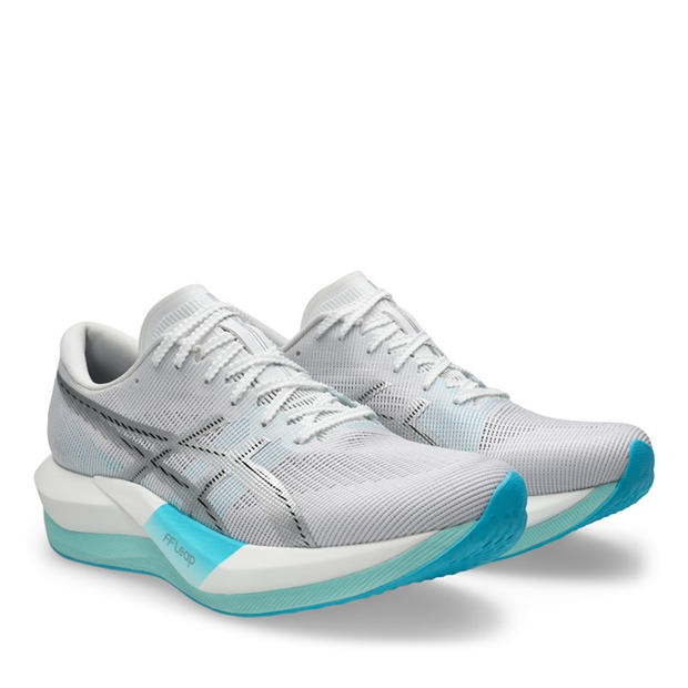 White/Silver - Asics - Men's Magic Speed 5 Road Running Shoes
