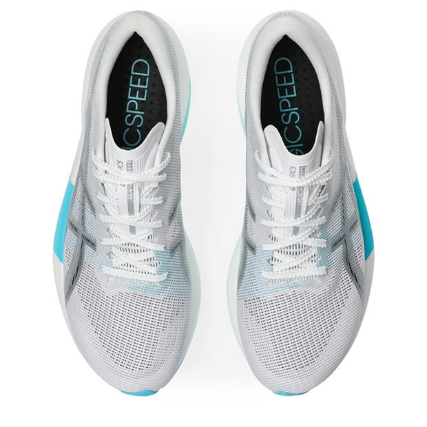 White/Silver - Asics - Men's Magic Speed 5 Road Running Shoes