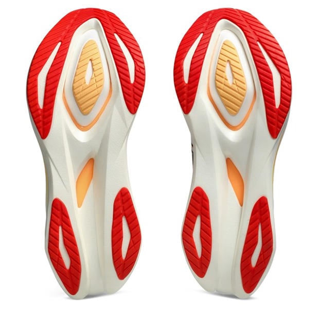White/Orange - Asics - Men's Sonicblast 2 Road Running Shoes