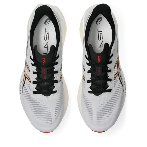 White/Orange - Asics - Men's Sonicblast 2 Road Running Shoes