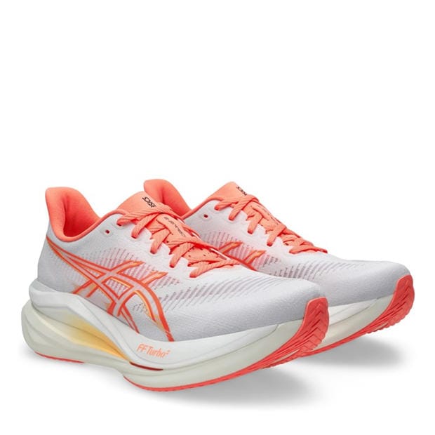 White/Sun Coral - Asics - Women's Sonicblast 2 Road Running Shoes