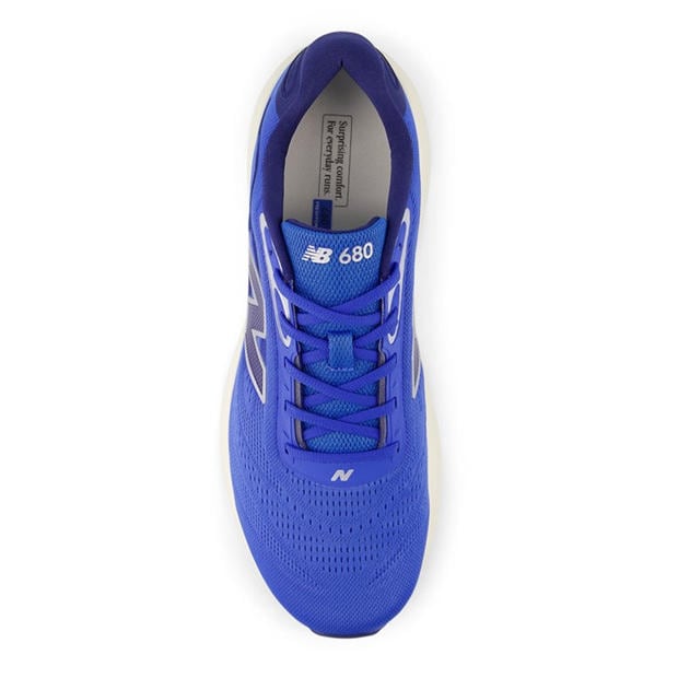 Blue/White - New Balance - NB Fresh Foam 680 v8 Running Shoes Mens