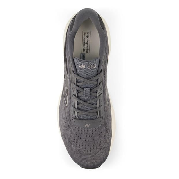 Grey/White - New Balance - NB Fresh Foam 680 v8 Running Shoes Mens