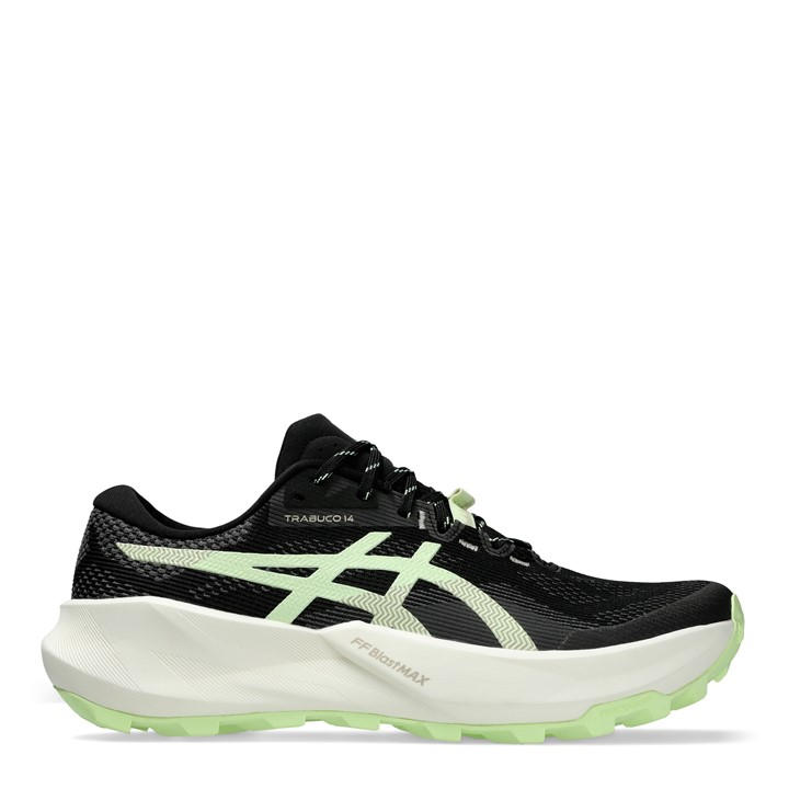 Asics Men's Black Trabuco 14 Trail Running Shoes in Size 8.5, Sports Direct