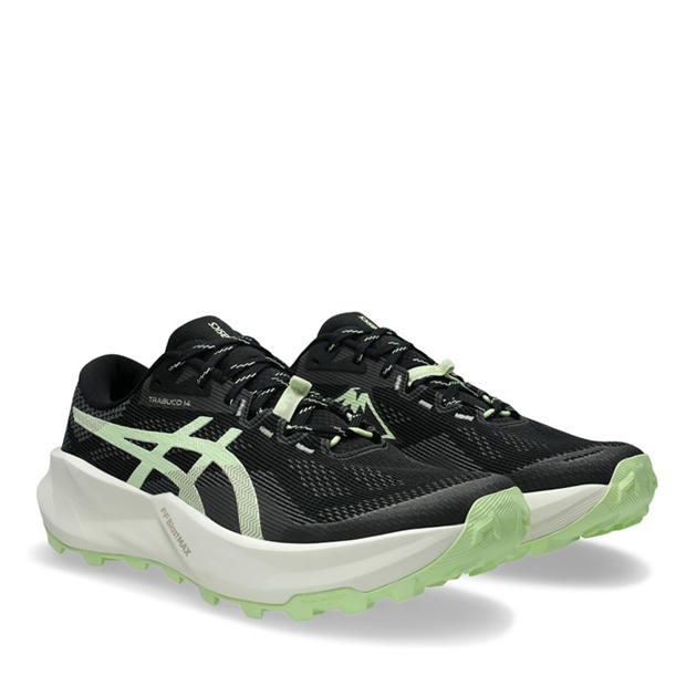 Black/Yellow - Asics - Men's Trabuco 14 Trail Running Shoes