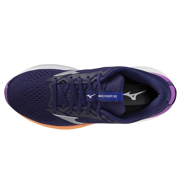 Rhodonite/White - Mizuno - Women's Wave Rider 30 Road Running Shoes