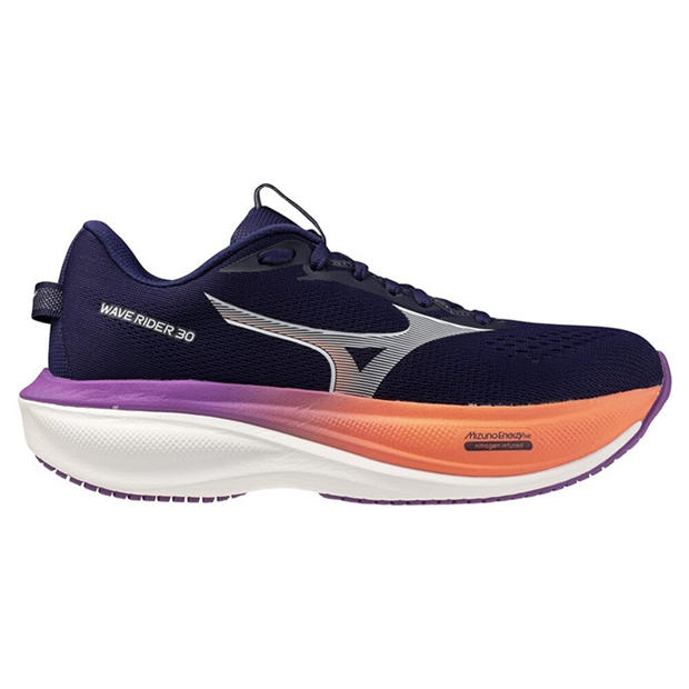 Rhodonite/White - Mizuno - Women's Wave Rider 30 Road Running Shoes
