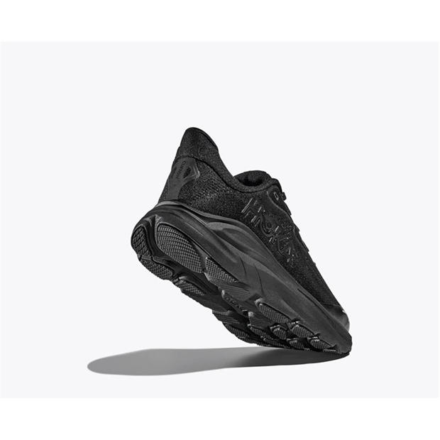 Black/Black - Hoka - Kids' Clifton 10 Road Running Shoes