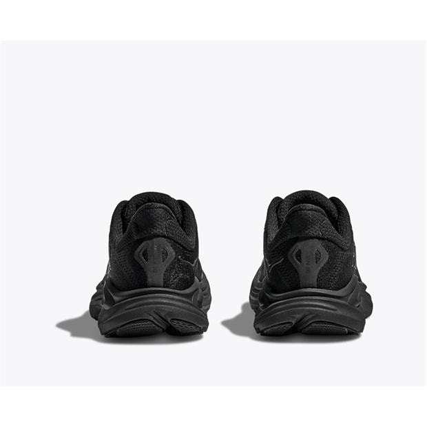 Black/Black - Hoka - Kids' Clifton 10 Road Running Shoes