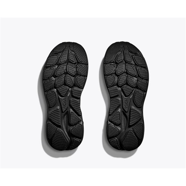 Black/Black - Hoka - Kids' Clifton 10 Road Running Shoes