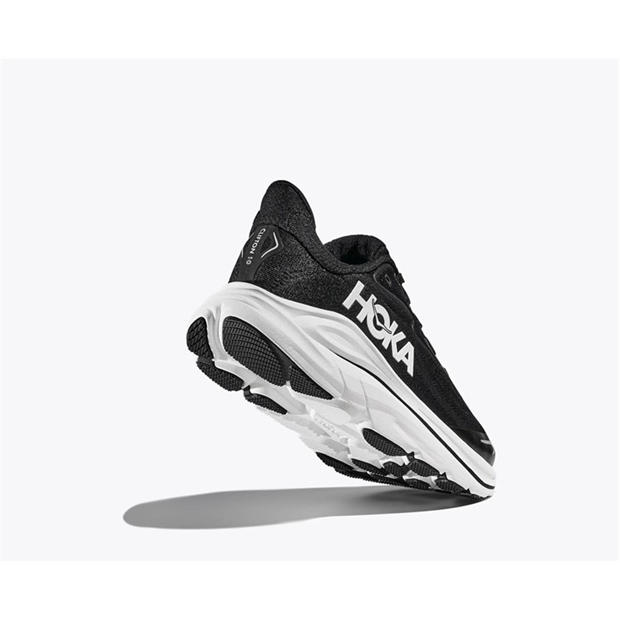 Black/White - Hoka - Kids' Clifton 10 Road Running Shoes