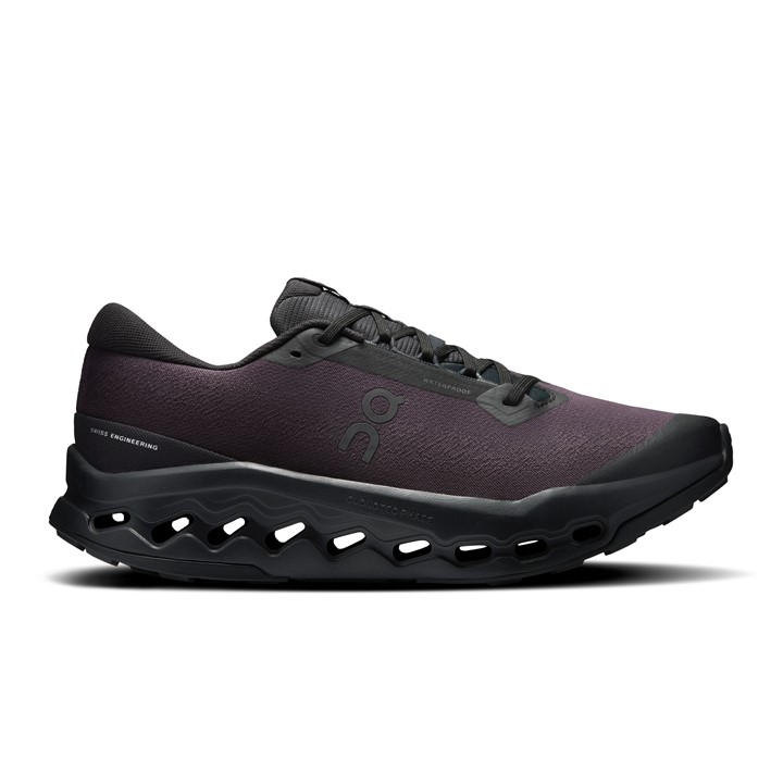 On Men's Black Cloudsurf Off-Road Trail Running Shoes in Size 7, Sports Direct
