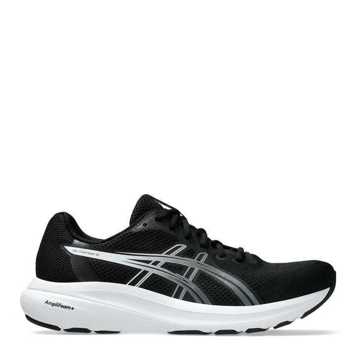 Asics Men's Black Contend 10 Everyday Running Shoes in Size 10.5, Sports Direct