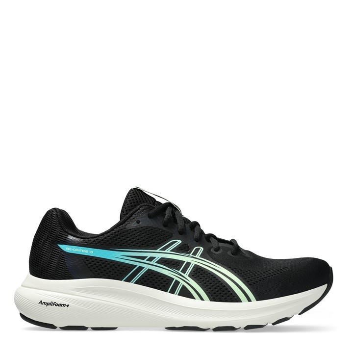 Asics Men's Black Contend 10 Everyday Running Shoes in Size 10.5, Sports Direct