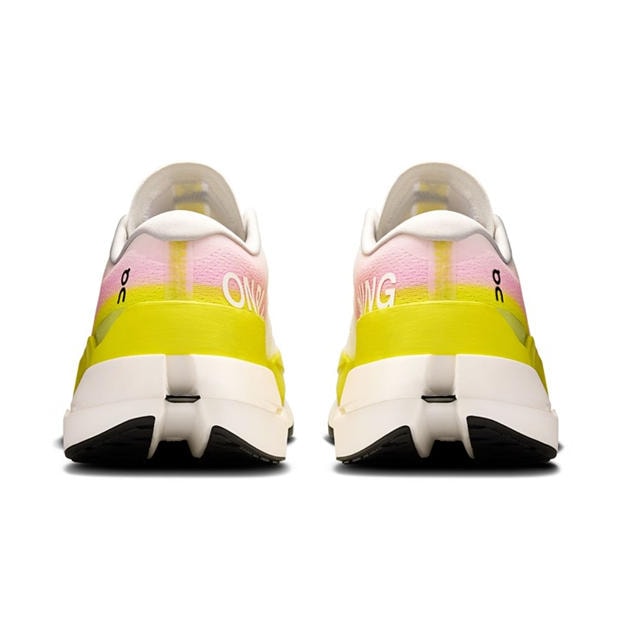 White/Lime - On - Cloudboom Max Running Shoes Mens